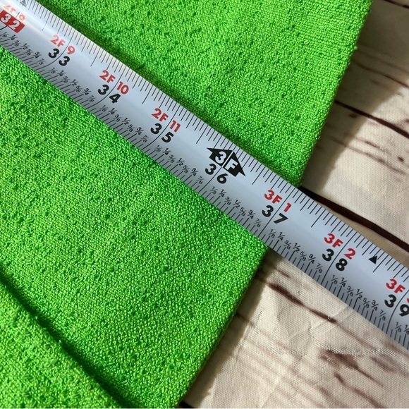 Musee D'Uji Womens Vintage Style Green Coat Size 38 Lime Green - Picture 6 of 14